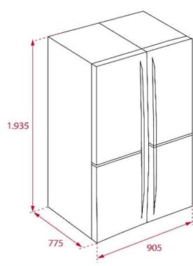 Teka Teka RMF 77920 SS nevera puerta lado a lado Indepe Teka Teka RMF 77920 SS nevera puerta lado a lado Indepe