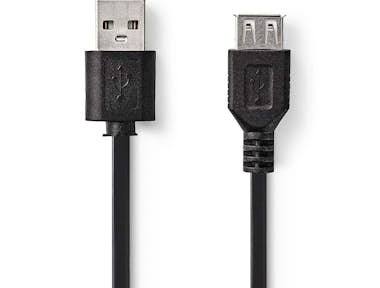 Nedis Nedis CCGP60010BK20 cable USB 2 m 2.0 USB A Negro Nedis Nedis CCGP60010BK20 cable USB 2 m 2.0 USB A Negro