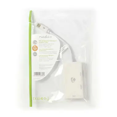 Nedis Nedis CCGP37465WT02 adaptador de cable de vídeo 0, Nedis Nedis CCGP37465WT02 adaptador de cable de vídeo 0,