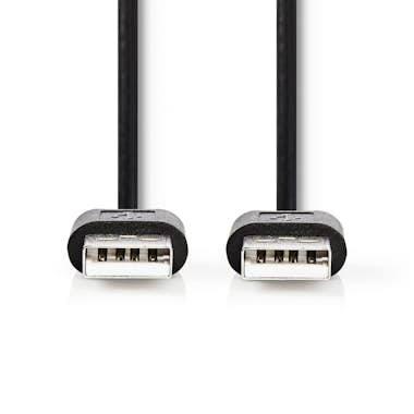 Nedis Nedis CCGT60000BK20 cable USB 2 m 2.0 USB A Negro Nedis Nedis CCGT60000BK20 cable USB 2 m 2.0 USB A Negro