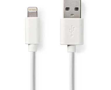 Nedis Nedis CCGT39300WT10 cable de teléfono móvil Blanco Nedis Nedis CCGT39300WT10 cable de teléfono móvil Blanco