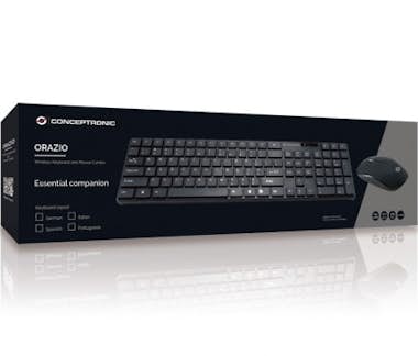Conceptronic Conceptronic Orazio teclado RF inalámbrico QWERTY Conceptronic Conceptronic Orazio teclado RF inalámbrico QWERTY