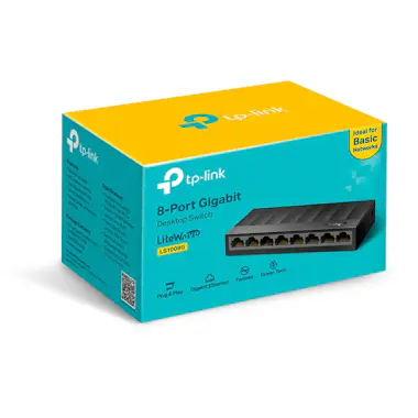 TP-Link TP-LINK LS1008G switch No administrado Gigabit Eth TP-Link TP-LINK LS1008G switch No administrado Gigabit Eth