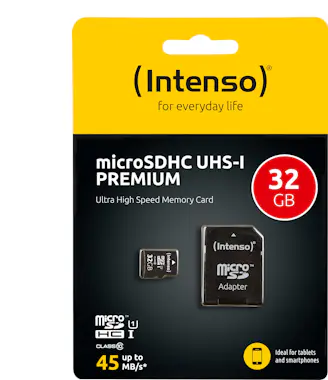 Intenso Intenso 32GB microSDHC memoria flash Clase 10 UHS- Intenso Intenso 32GB microSDHC memoria flash Clase 10 UHS-