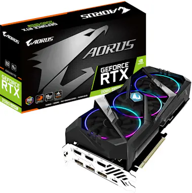 Gigabyte Gigabyte AORUS GeForce RTX 2080 SUPER 8G Gigabyte Gigabyte AORUS GeForce RTX 2080 SUPER 8G