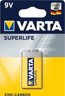 Varta Varta Superlife 9V Batería de un solo uso Zinc-car Varta Varta Superlife 9V Batería de un solo uso Zinc-car