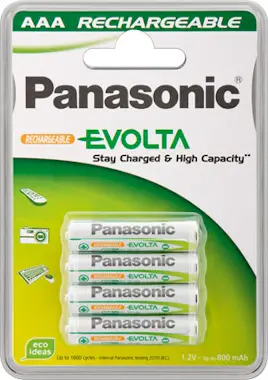Wentronic Wentronic AAA 800mAh NiMH 4-BL EVOLTA Panasonic Ba Wentronic Wentronic AAA 800mAh NiMH 4-BL EVOLTA Panasonic Ba