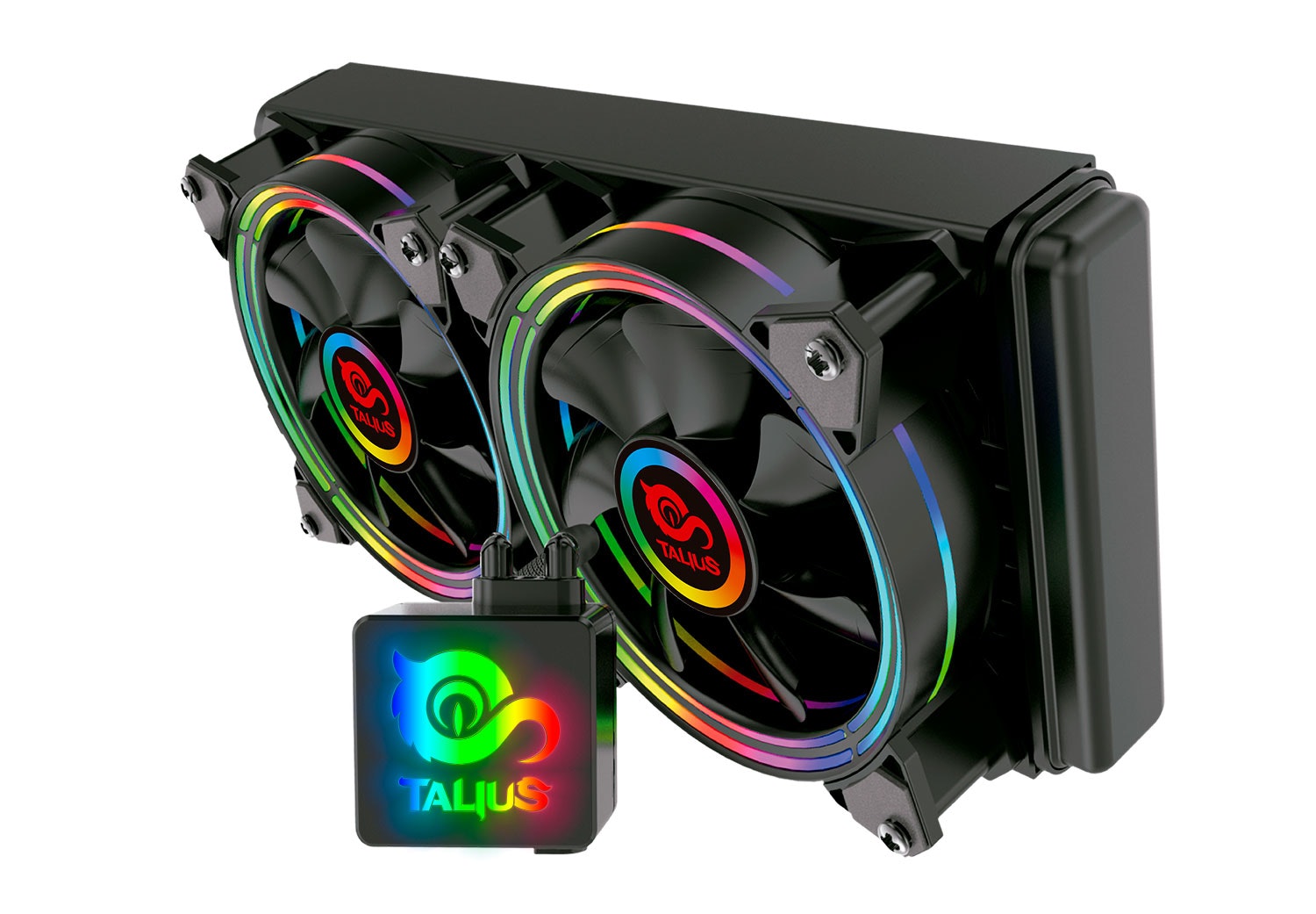 talius kit refrigeracion liquida tal-skadi-240 rgb intel-amd procesador set de refrigeracion