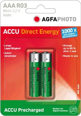 Agfaphoto AgfaPhoto Direct Energy AAA Níquel-metal hidruro ( Agfaphoto AgfaPhoto Direct Energy AAA Níquel-metal hidruro (