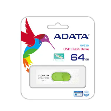 Adata ADATA UV320 unidad flash USB 64 GB USB tipo A 3.2 Adata ADATA UV320 unidad flash USB 64 GB USB tipo A 3.2