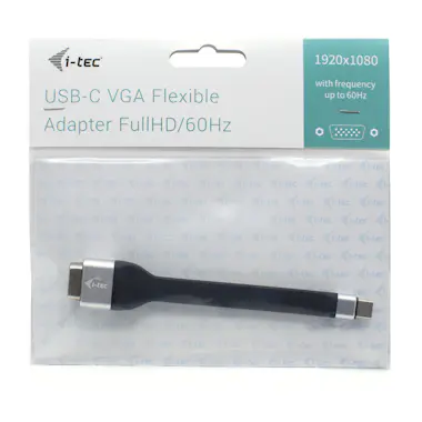 i-tec i-tec USB-C Flat VGA Adapter 1920 x 1080p/60 Hz i-tec i-tec USB-C Flat VGA Adapter 1920 x 1080p/60 Hz