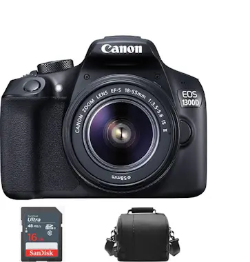 Canon CANON EOS 1300D KIT EF-S 18-55mm F3.5-5.6 IS II + Canon CANON EOS 1300D KIT EF-S 18-55mm F3.5-5.6 IS II +