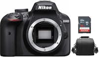 Nikon NIKON D3400 Cuerpo Negro + Bolsa de la camara+Tarj