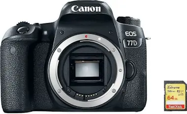 Canon CANON EOS 77D Cuerpo + Tarjeta SD de 64 GB Canon CANON EOS 77D Cuerpo + Tarjeta SD de 64 GB