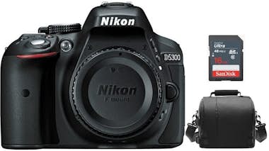 Nikon NIKON D5300 Cuerpo Negro + Bolsa de la camara + Ta Nikon NIKON D5300 Cuerpo Negro + Bolsa de la camara + Ta