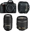 Nikon NIKON D5300 KIT AF-P 18-55MM F3.5-5.6G VR + AF-S 5 Nikon NIKON D5300 KIT AF-P 18-55MM F3.5-5.6G VR + AF-S 5