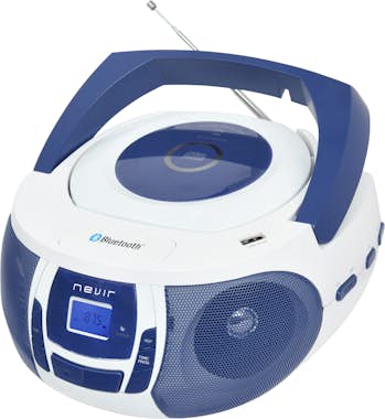 Nevir Nevir NVR-481UB Reproductor de CD portátil Azul, B Nevir Nevir NVR-481UB Reproductor de CD portátil Azul, B