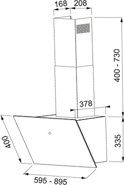 Mepamsa Mepamsa Cuadro 90 580 m³/h De pared Blanco A Mepamsa Mepamsa Cuadro 90 580 m³/h De pared Blanco A