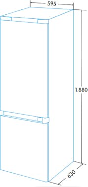 Edesa Edesa EFC-1832 DNF GWH nevera y congelador Indepen Edesa Edesa EFC-1832 DNF GWH nevera y congelador Indepen