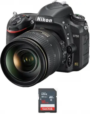Nikon NIKON D750 KIT AF-S 24-120MM F4G ED VR + Tarjeta S Nikon NIKON D750 KIT AF-S 24-120MM F4G ED VR + Tarjeta S