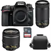Nikon D7500 Cuerpo + AF-P 18-55mm F/3.5-5.6G VR + AF-P 7 Nikon D7500 Cuerpo + AF-P 18-55mm F/3.5-5.6G VR + AF-P 7