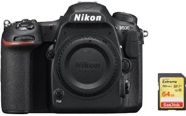 Nikon NIKON D500 Cuerpo + tarjeta SD de 64 GB Nikon NIKON D500 Cuerpo + tarjeta SD de 64 GB