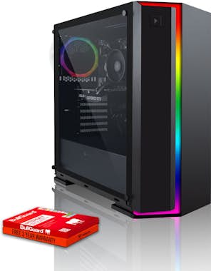 Fierce PC Fierce EXILE RGB PC Gamer - Rápido 3.7GHz Quad-Cor Fierce PC Fierce EXILE RGB PC Gamer - Rápido 3.7GHz Quad-Cor