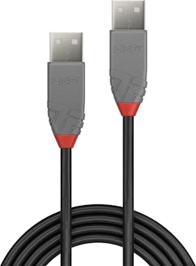Lindy Lindy 36694 cable USB 3 m 2.0 USB A Negro, Gris Lindy Lindy 36694 cable USB 3 m 2.0 USB A Negro, Gris