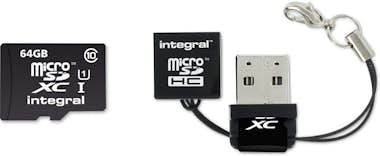 Integral Integral INMSDX64G10-40NAUSBR lector de tarjeta Ne Integral Integral INMSDX64G10-40NAUSBR lector de tarjeta Ne