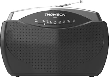 Thomson Thomson RT222 radio Portátil Analógica Negro, Plat Thomson Thomson RT222 radio Portátil Analógica Negro, Plat
