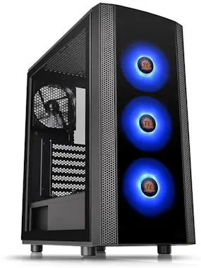 Thermaltake Thermaltake Versa J25 TG RGB Midi-Tower Negro Thermaltake Thermaltake Versa J25 TG RGB Midi-Tower Negro