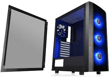 Thermaltake Thermaltake Versa J25 TG RGB Midi-Tower Negro Thermaltake Thermaltake Versa J25 TG RGB Midi-Tower Negro