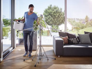 LEIFHEIT LEIFHEIT Lino Pop-up 140 Tendedero giratorio Negro LEIFHEIT LEIFHEIT Lino Pop-up 140 Tendedero giratorio Negro