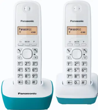 Panasonic Panasonic KX-TG1612 Teléfono DECT Azul, Blanco Ide Panasonic Panasonic KX-TG1612 Teléfono DECT Azul, Blanco Ide