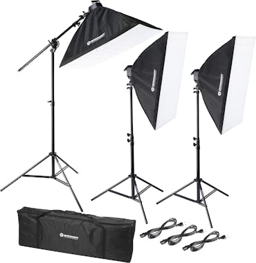 Bresser KIT DE ILUMINACIÓN 3375W DE LUZ CONTINUA 5500K BR- Bresser KIT DE ILUMINACIÓN 3375W DE LUZ CONTINUA 5500K BR-