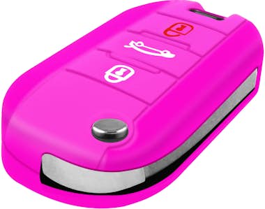 Avizar Carcasa llave de coche - Rosa para Peugeot 508, 30 Avizar Carcasa llave de coche - Rosa para Peugeot 508, 30