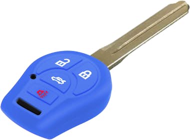 Avizar Carcasa llave de coche - Azul para Nissan Micra, S Avizar Carcasa llave de coche - Azul para Nissan Micra, S