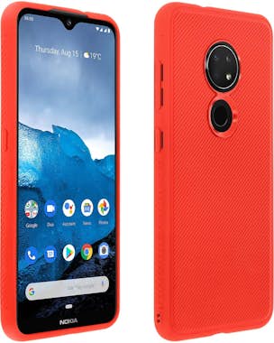 Avizar Carcasa Nokia 7.2 y 6.2 a rayas de silicona flexib Avizar Carcasa Nokia 7.2 y 6.2 a rayas de silicona flexib