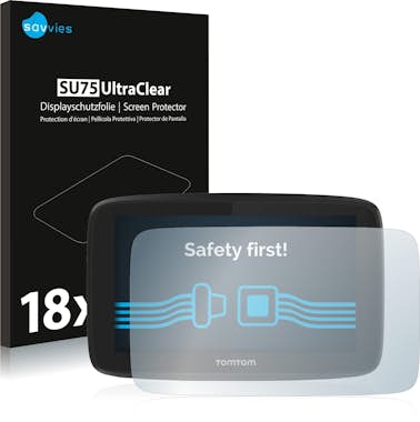 Savvies Protector Pantalla compatible con TomTom Pro 7350 Savvies Protector Pantalla compatible con TomTom Pro 7350