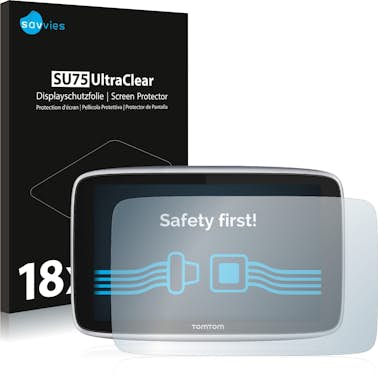 Savvies Protector Pantalla compatible con TomTom GO Premiu Savvies Protector Pantalla compatible con TomTom GO Premiu
