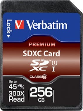 Verbatim Verbatim Premium memoria flash 256 GB SDXC Clase 1 Verbatim Verbatim Premium memoria flash 256 GB SDXC Clase 1