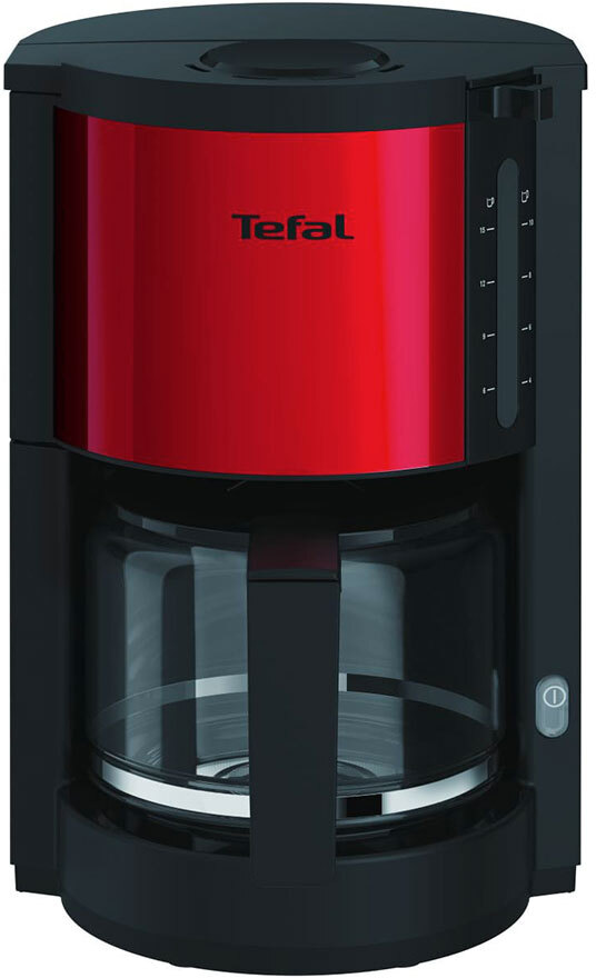 cafetiere rouge inox cm310511