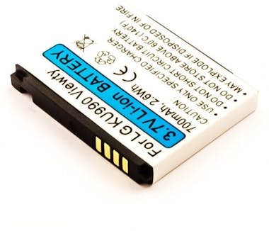 AccuCell Batería adecuada para LG KU990 Viewty, HB620T, Li- AccuCell Batería adecuada para LG KU990 Viewty, HB620T, Li-