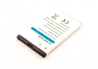AccuCell Batería adecuada para Nokia C6-00, Li-ion, 3.7V, 7 AccuCell Batería adecuada para Nokia C6-00, Li-ion, 3.7V, 7