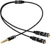 Avizar Adaptador de audio con Jack 3,5mm para micrófono y Avizar Adaptador de audio con Jack 3,5mm para micrófono y