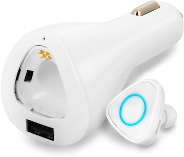 Devia Cargador coche USB de 2,1 A pinganillo Bluetooth i Devia Cargador coche USB de 2,1 A pinganillo Bluetooth i