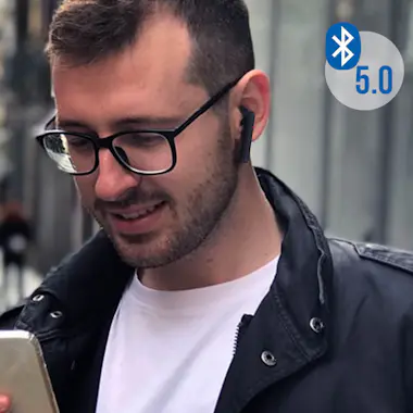 Akashi Auriculares Bluetooth Autonomía de 3h Estuche de c Akashi Auriculares Bluetooth Autonomía de 3h Estuche de c