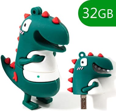 Cool Pen Drive USB x32 GB Silicona Dinosaurio Cool Pen Drive USB x32 GB Silicona Dinosaurio
