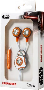 Star Wars Auriculares Botón Stereo Jack 3.5 mm Licencia BB8 Star Wars Auriculares Botón Stereo Jack 3.5 mm Licencia BB8