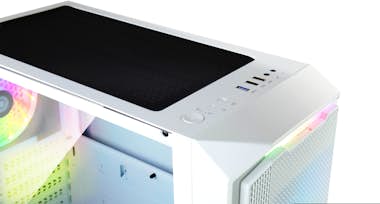 Nfortec Nfortec NF-CS-KRATER-WHITE carcasa de ordenador Fu Nfortec Nfortec NF-CS-KRATER-WHITE carcasa de ordenador Fu